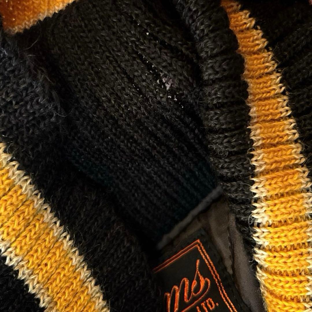 希少L ビームス　アームライン羊革　アワード スタジアムジャンパー スタジャン