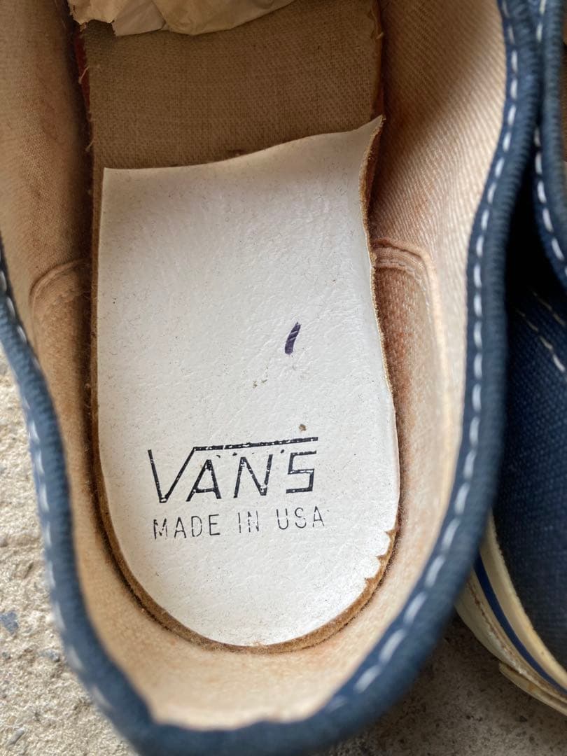 バンズ  VANS オーセンティックUSA製 70s Authentic