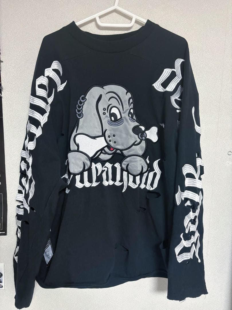 GALFY ガルフィー 病みに染まりしロンT ロングTシャツ 中型犬