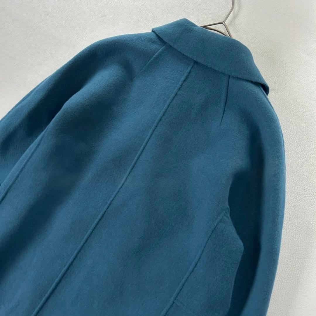 Max Mara クチートアマーノ ダブルブレスト コート ピーコート ブルー