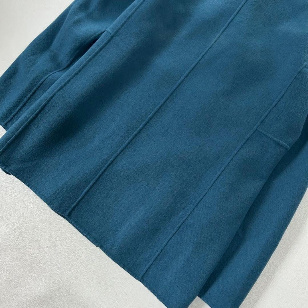 Max Mara クチートアマーノ ダブルブレスト コート ピーコート ブルー