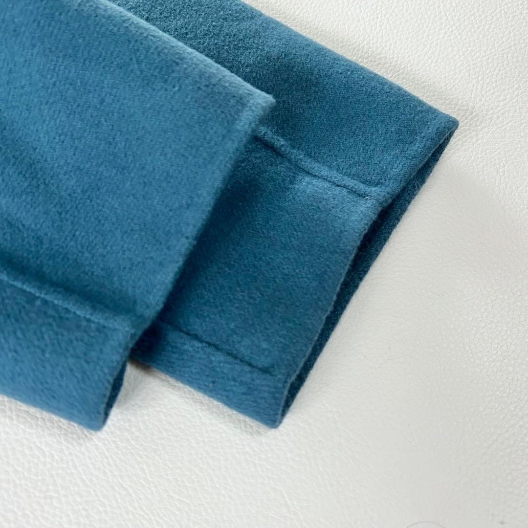 Max Mara クチートアマーノ ダブルブレスト コート ピーコート ブルー