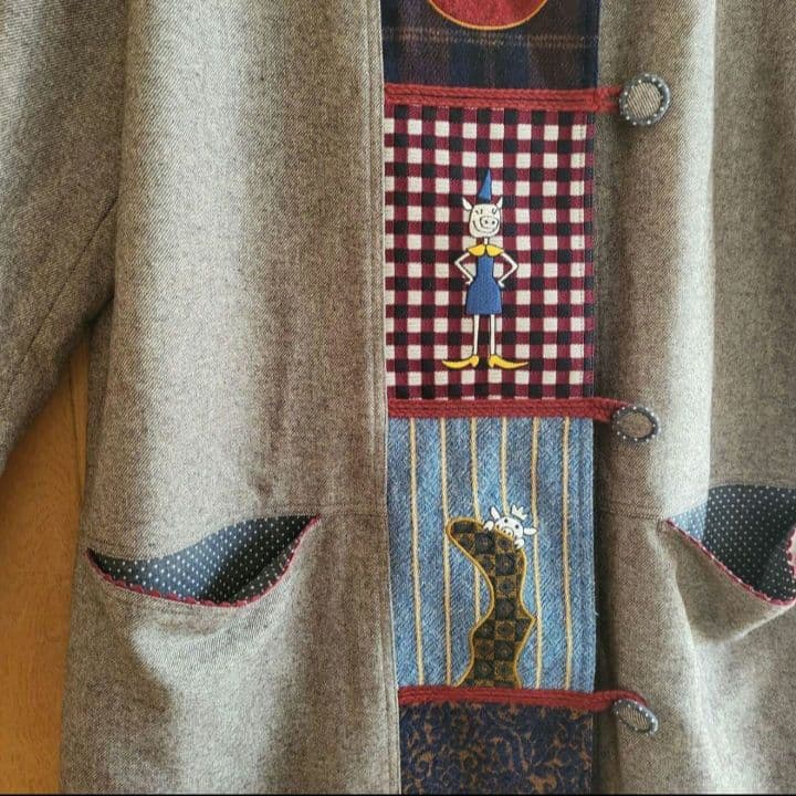 19800□美品 OLLEBOREBLA アルベロベロ コート L bc11yt