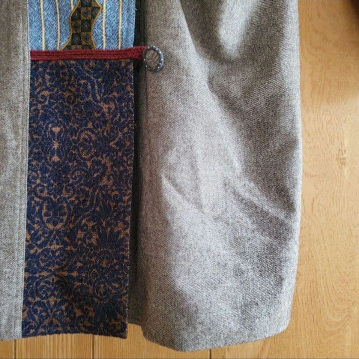 19800□美品 OLLEBOREBLA アルベロベロ コート L bc11yt