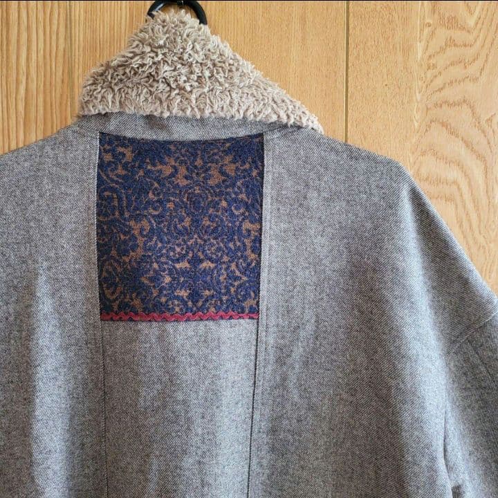 19800□美品 OLLEBOREBLA アルベロベロ コート L bc11yt