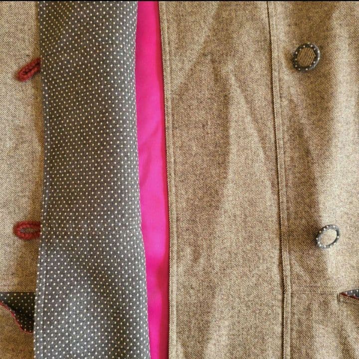 19800□美品 OLLEBOREBLA アルベロベロ コート L bc11yt