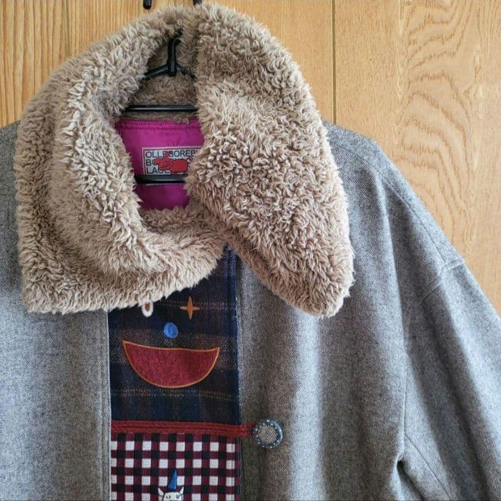 19800□美品 OLLEBOREBLA アルベロベロ コート L bc11yt