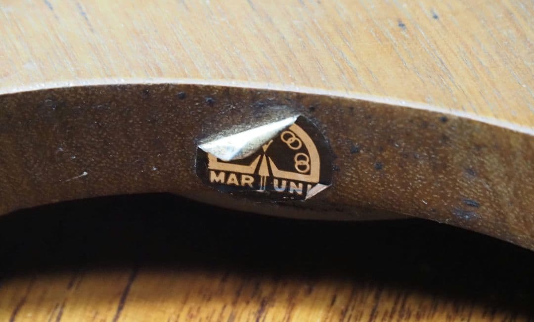 MARUNI 木製アンティークスタンド 灰皿スタンド