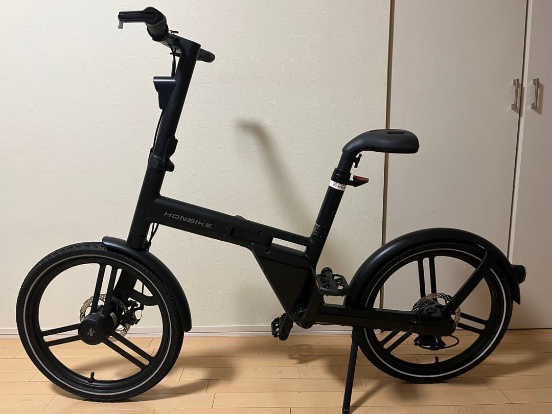 HONBIKE 電動アシスト自転車（BLACK/BLACK）