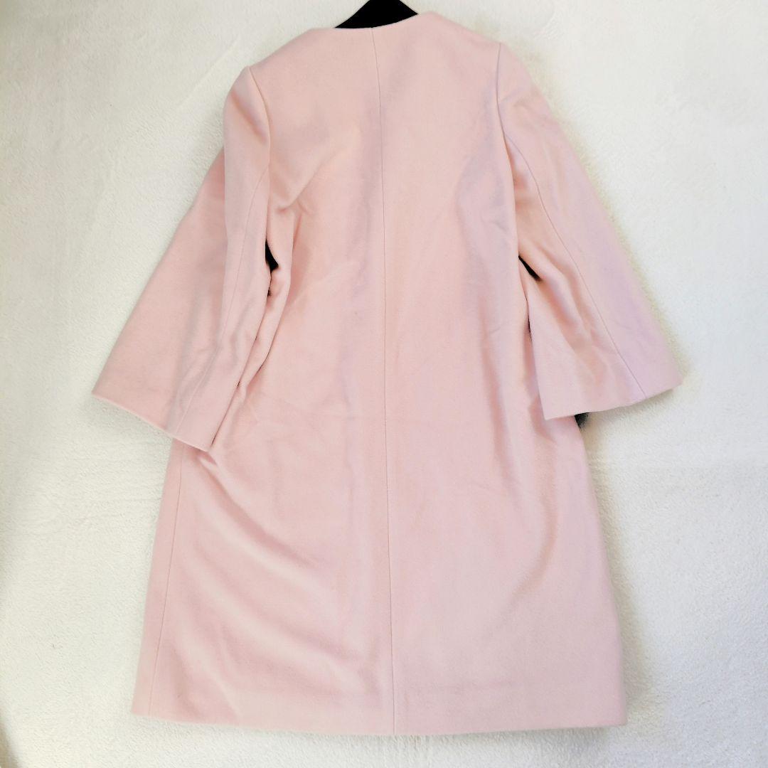 極美品　現行　ユナイテッドアローズ　ロングコート　カシミヤ　ブロッサムピンク