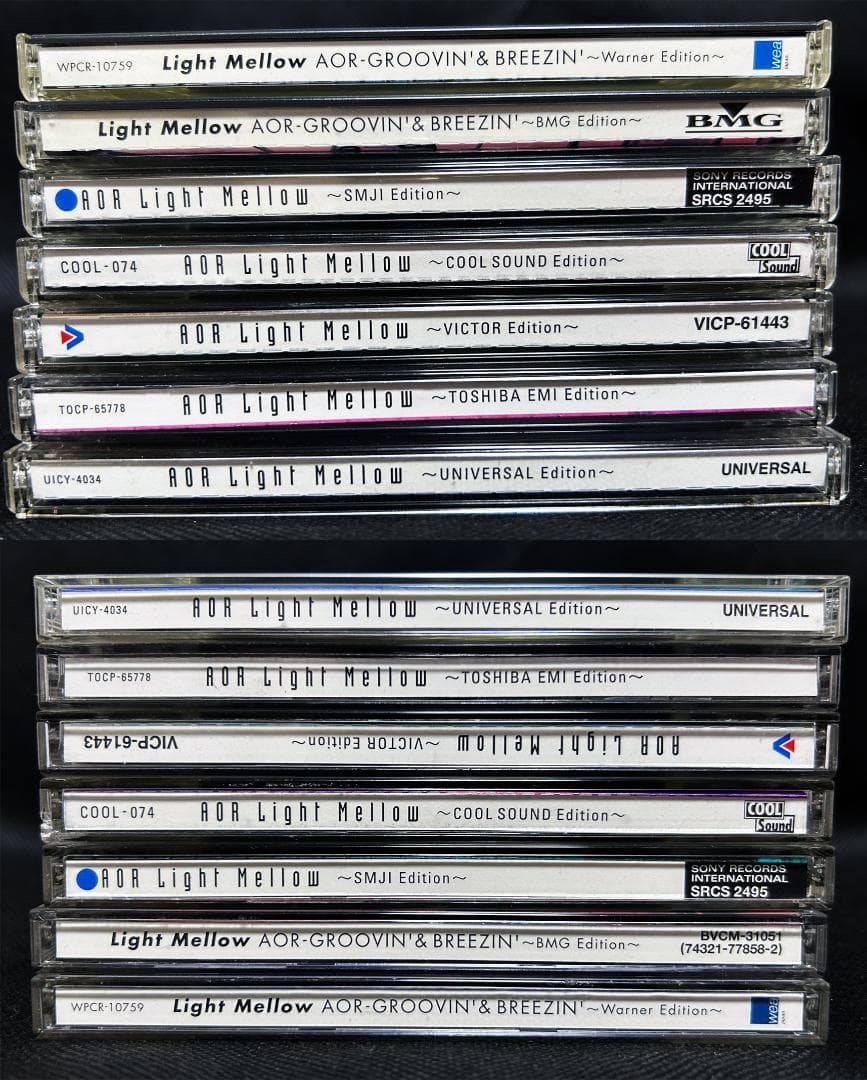 ■AOR コンピレーションCD 7枚セット（廃盤・入手困難　全国内盤・帯付）