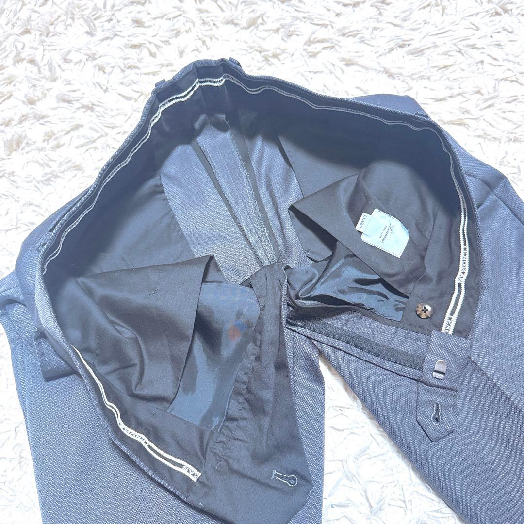 《極美品》TENORAS XL LL 3ピーススーツ グレー 光沢感 青み感