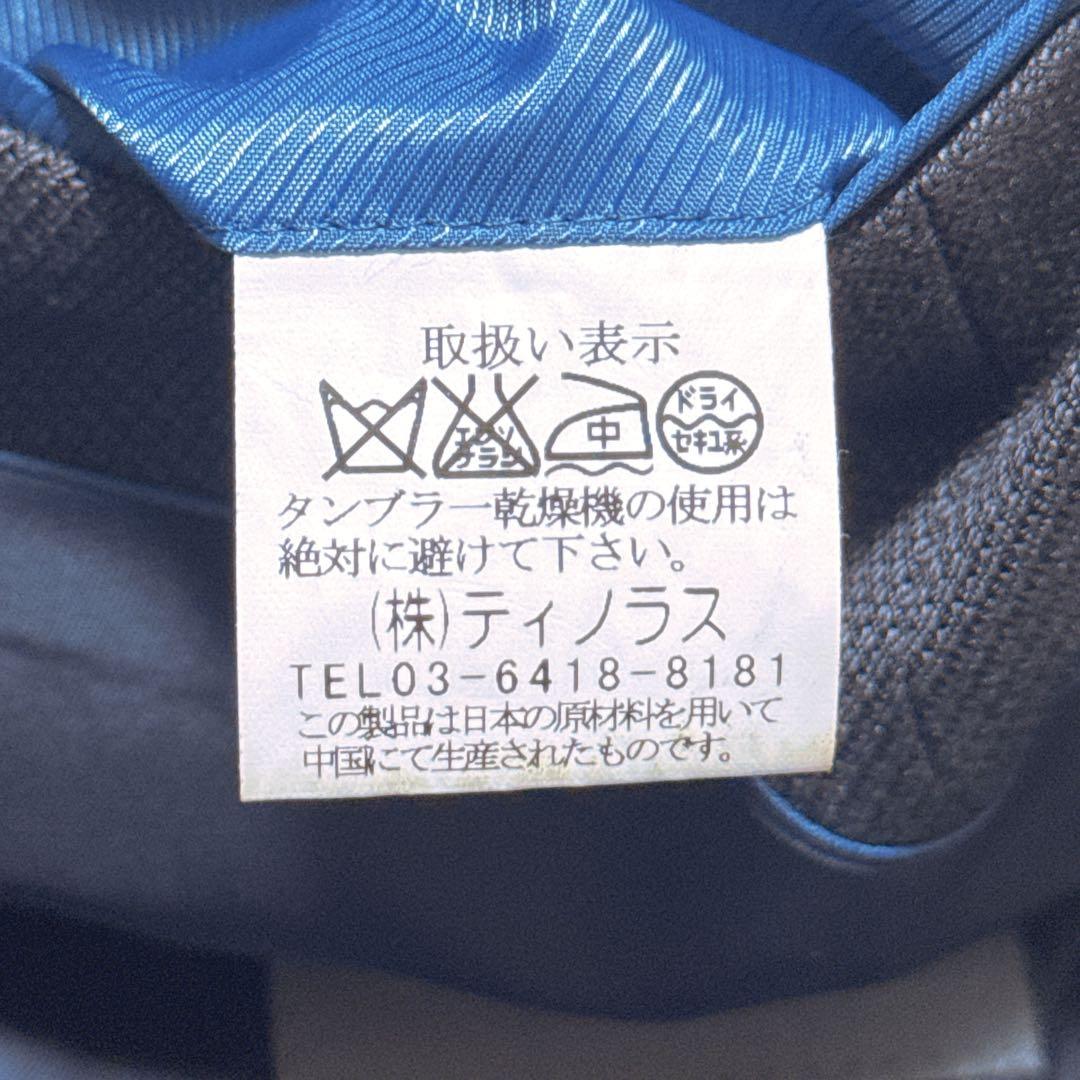 《極美品》TENORAS XL LL 3ピーススーツ グレー 光沢感 青み感