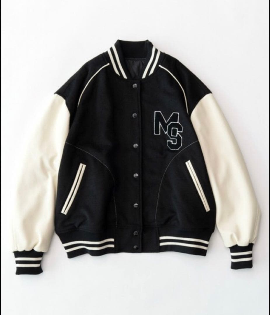 メゾンスペシャル スタジャン バーシティジャケット