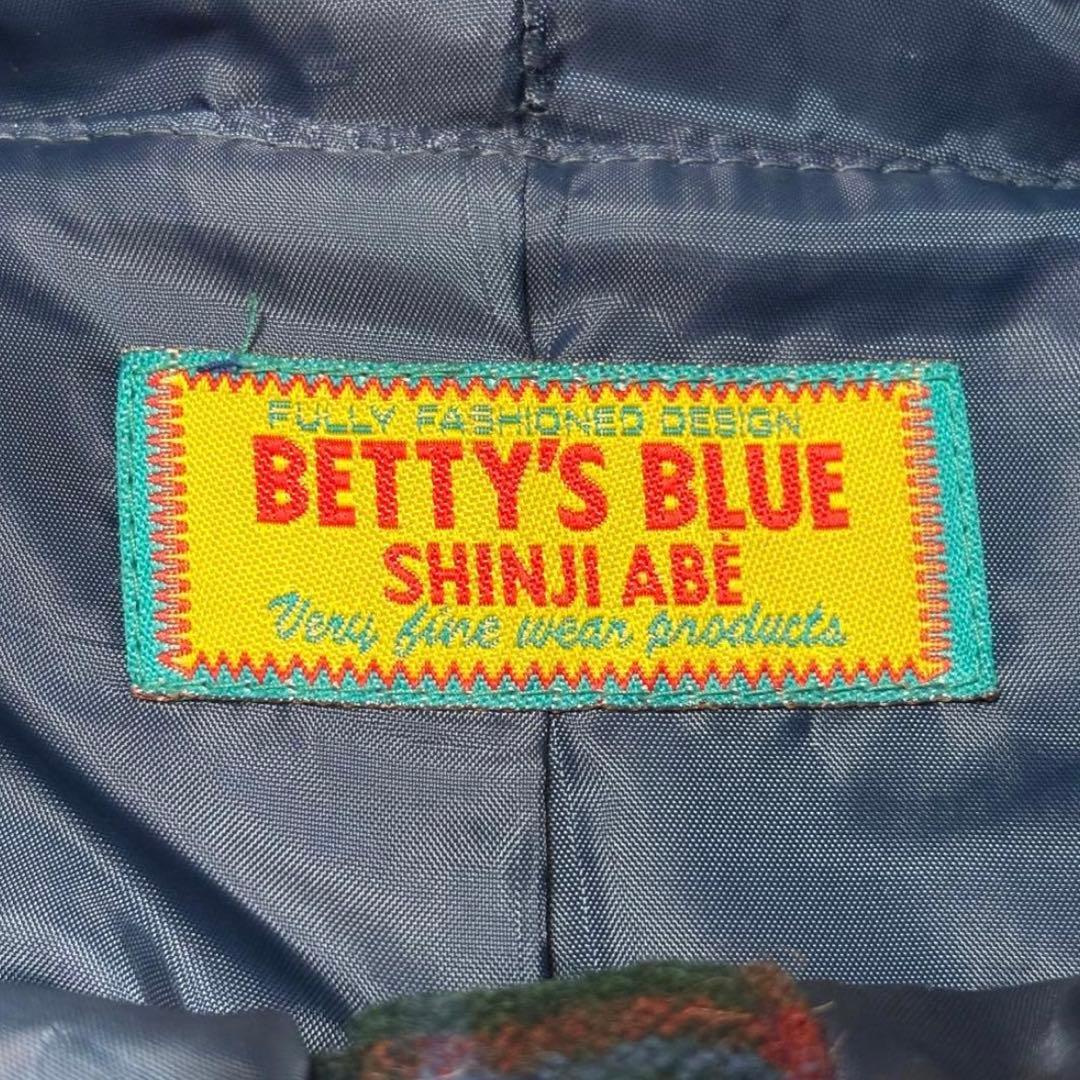 Vintage Y2K【betty's blue】タータンチェック フードコート