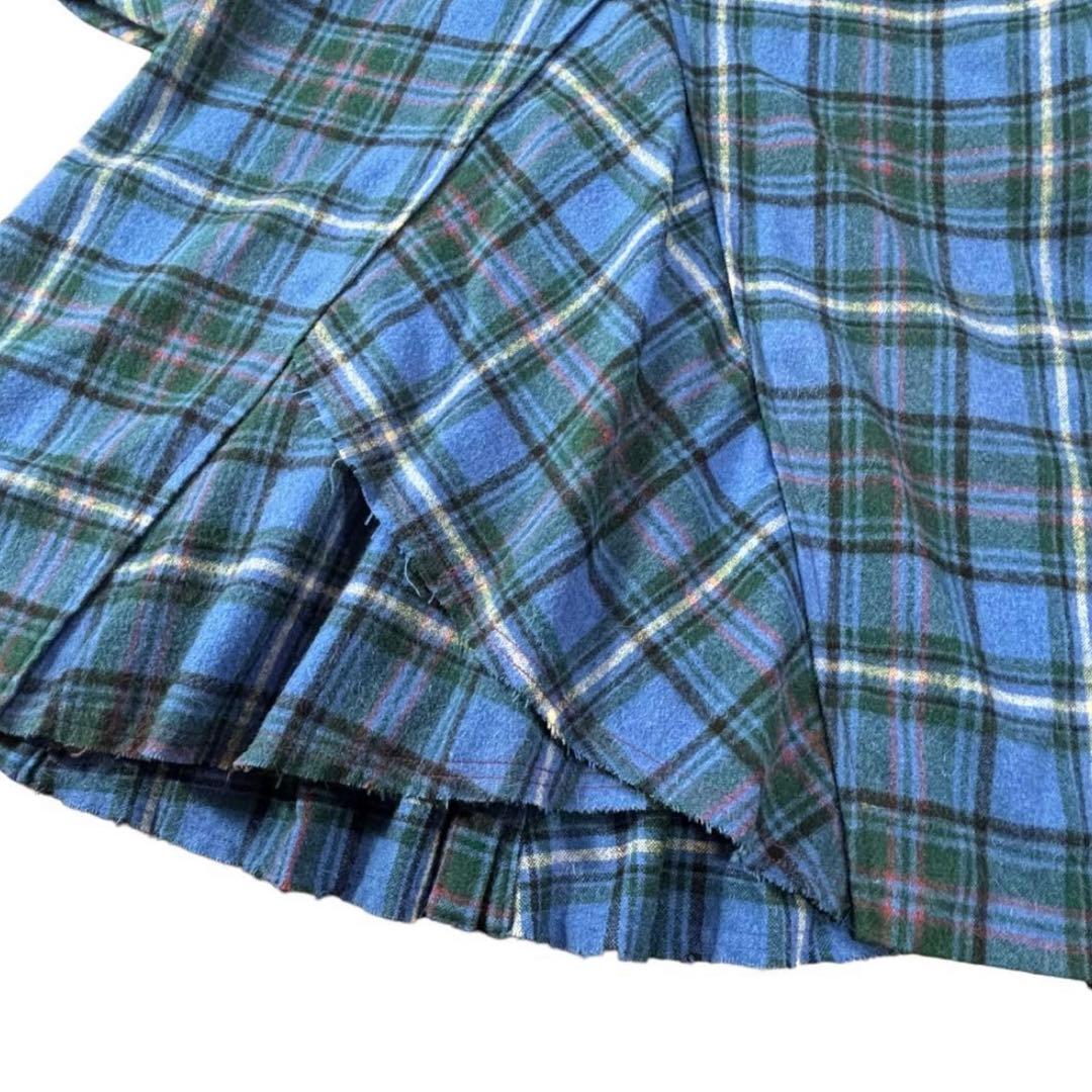 Vintage Y2K【betty's blue】タータンチェック フードコート