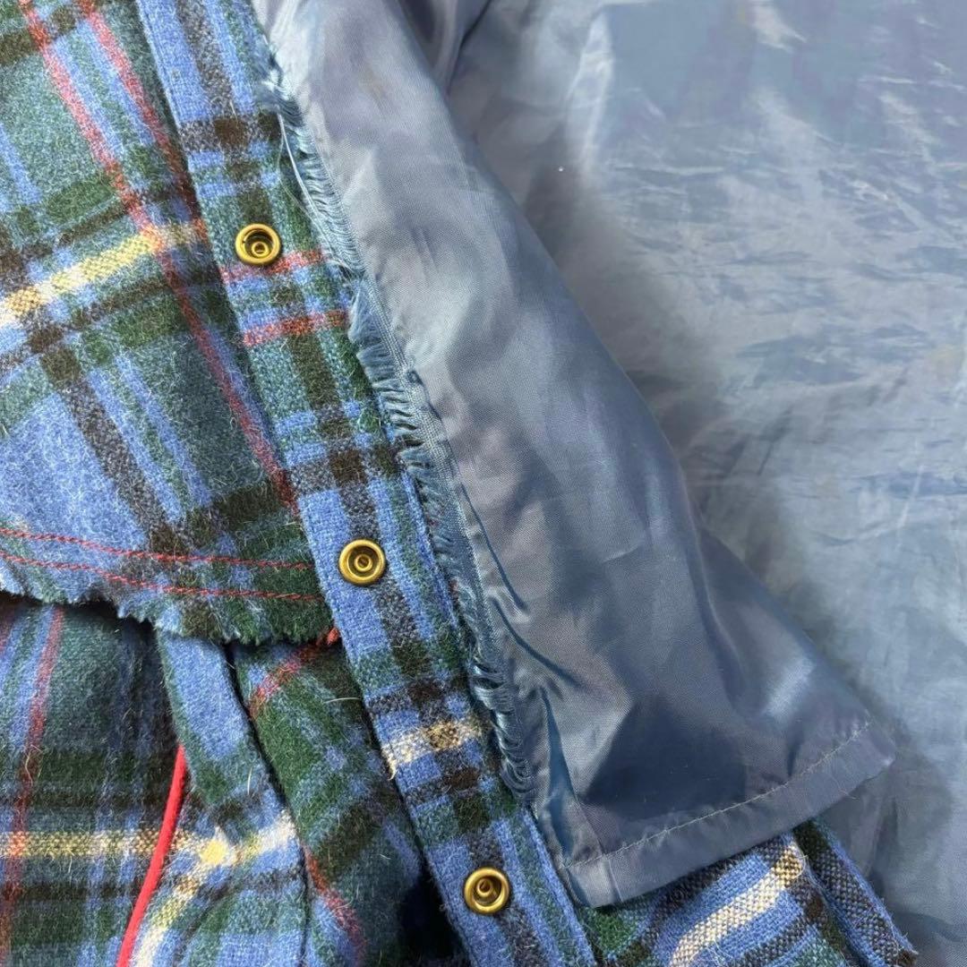 Vintage Y2K【betty's blue】タータンチェック フードコート