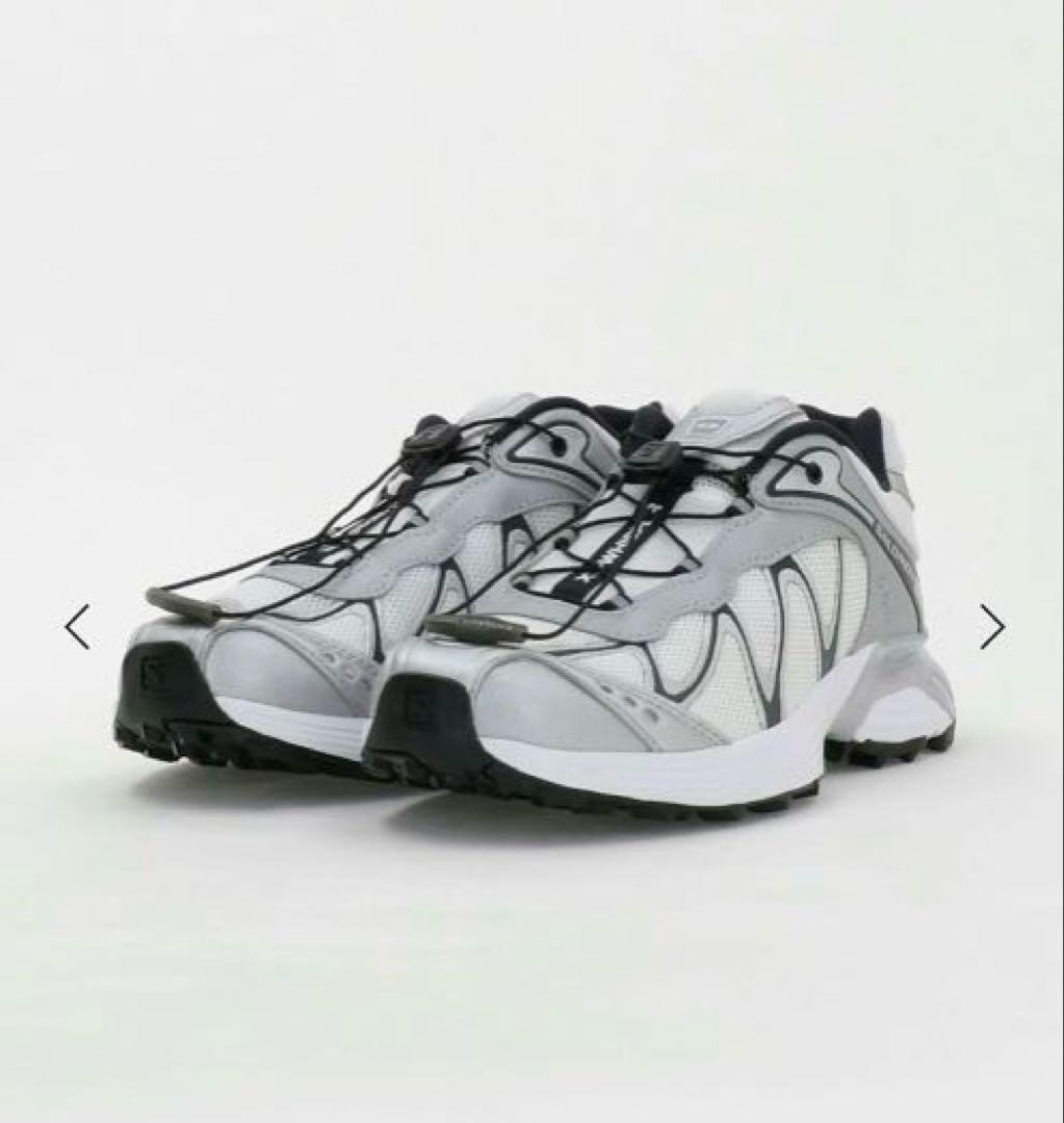 Salomonサロモン　XT―WHISPER シルバースニーカー