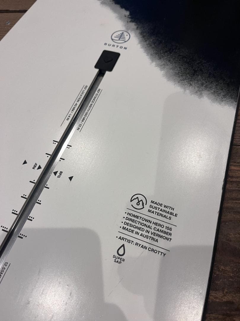 バートン/ホームタウンヒーロー/156cm/スノーボード/burton