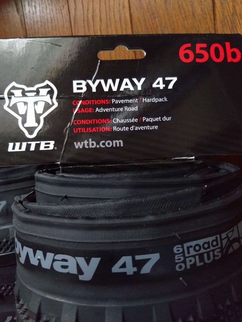 WTB BYWAY 650b×47 2本セット
