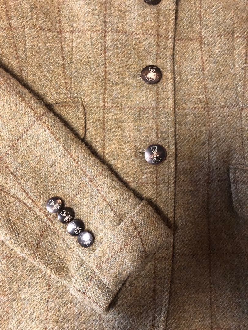 ラルフローレン ツイード ジャケット キツネボタン サイズ9 日本製