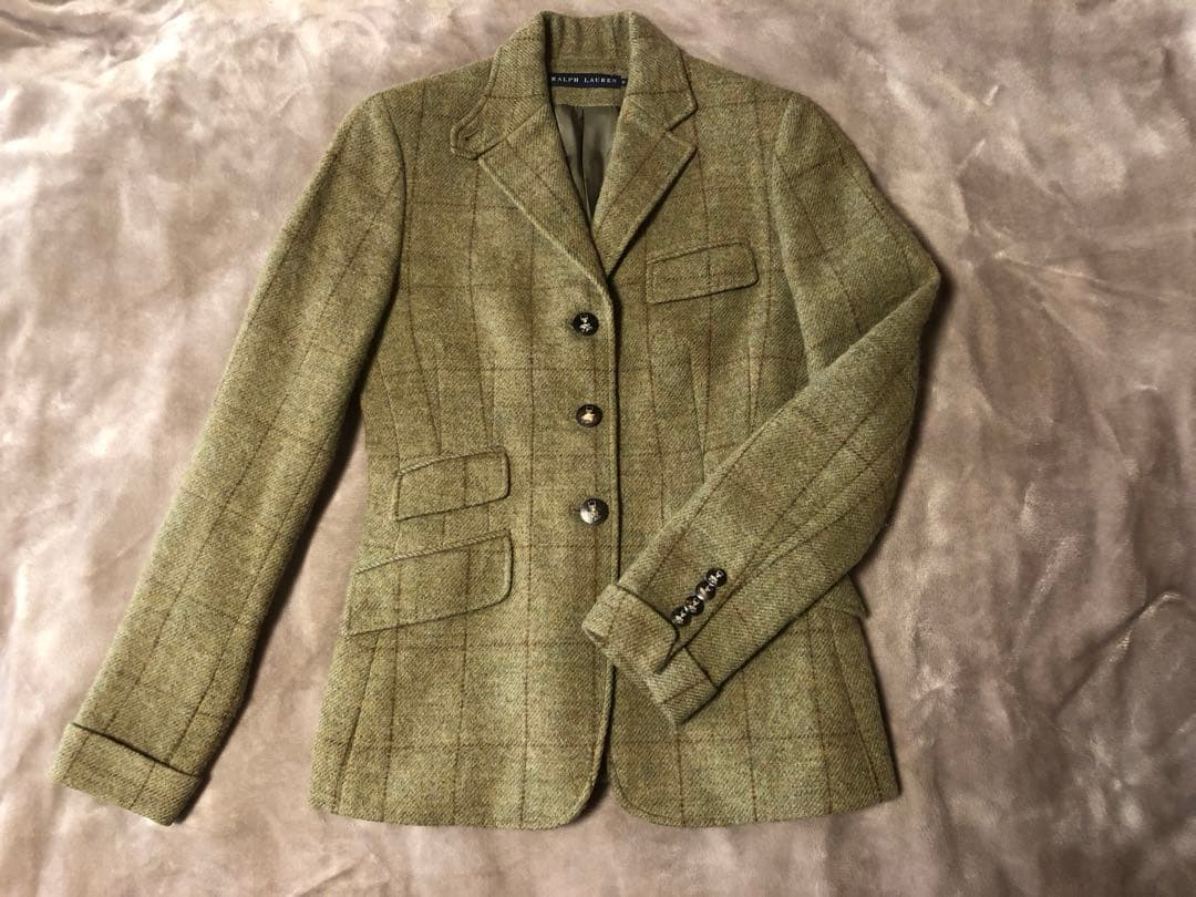 ラルフローレン ツイード ジャケット キツネボタン サイズ9 日本製