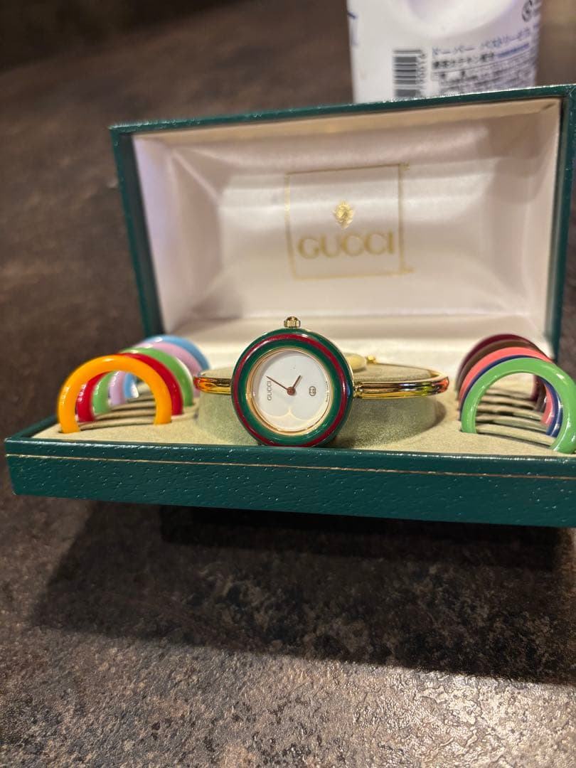 L*p様 GUCCI チェンジベゼル　12色　稼働未確認　　タイムセール