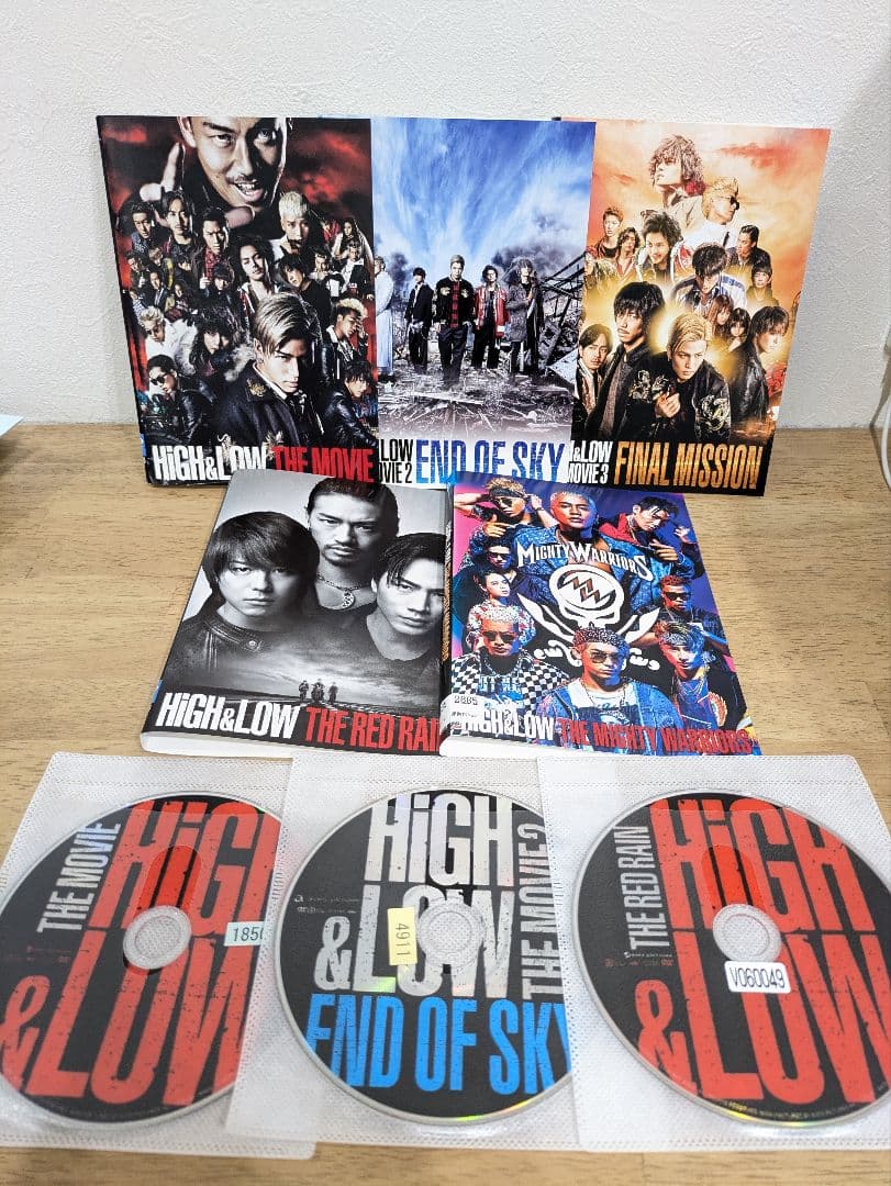 HiGH＆LOW シリーズ ジャケット15枚 ディスク 16枚セット