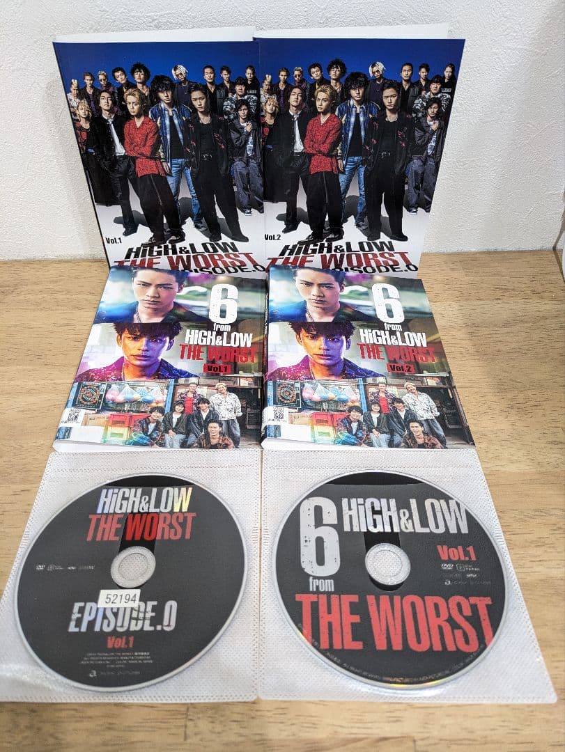 HiGH＆LOW シリーズ ジャケット15枚 ディスク 16枚セット