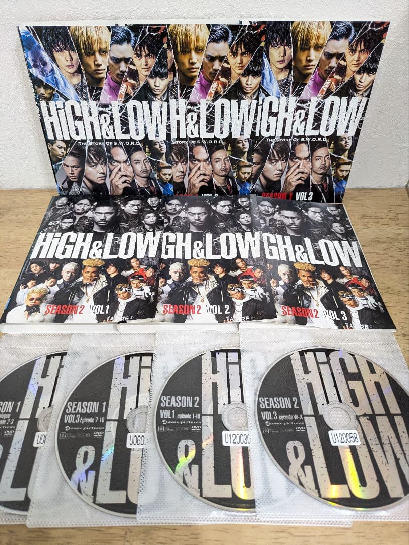 HiGH＆LOW シリーズ ジャケット15枚 ディスク 16枚セット