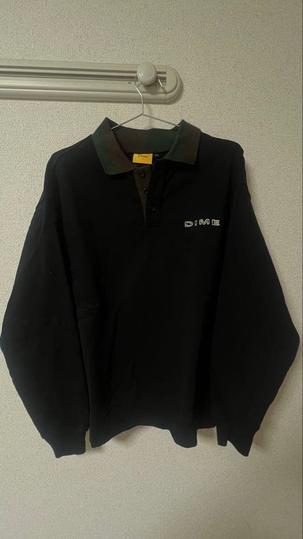 トップス Summer 23 * DIME TERRYRUGBY Black/s