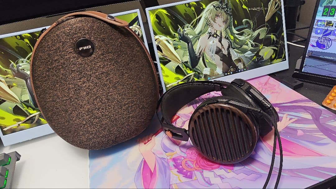 FiiO FT7 オープンバックヘッドフォン キャリングケース付き