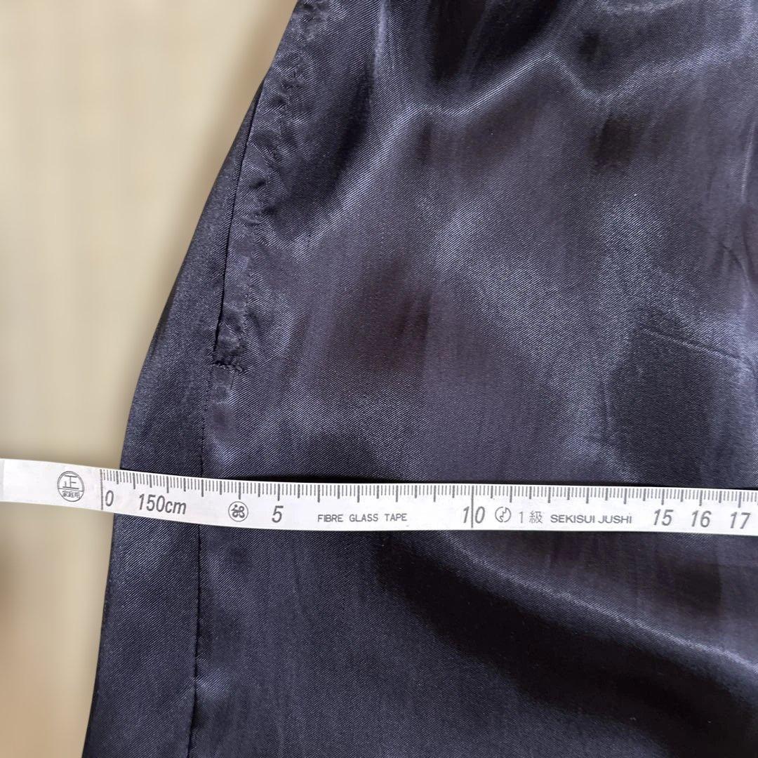 【コム デ ギャルソン】黒サテン サルエルパンMサイズ　レディース