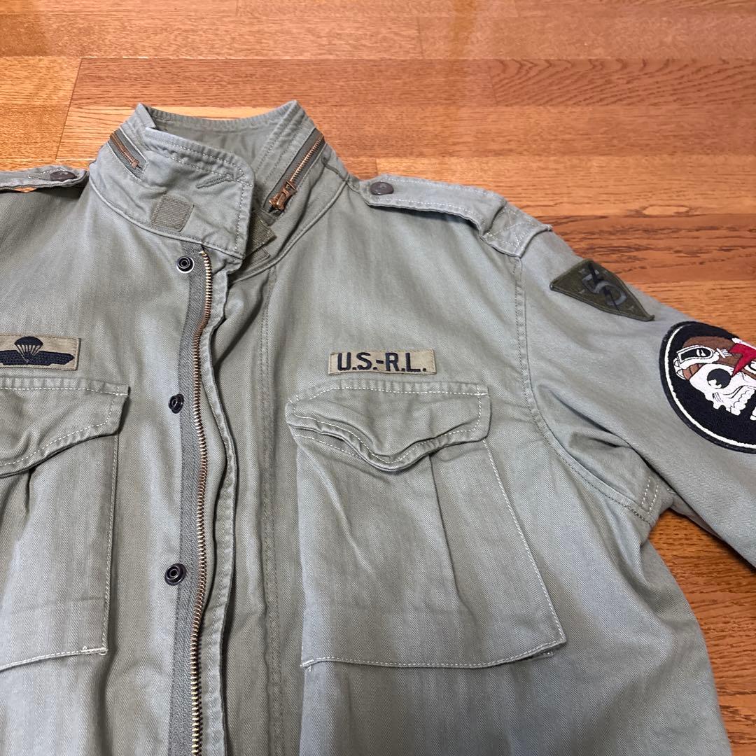 ポロラルフローレン US.ARMY M65 ミリタリー フィールドジャケットL￼