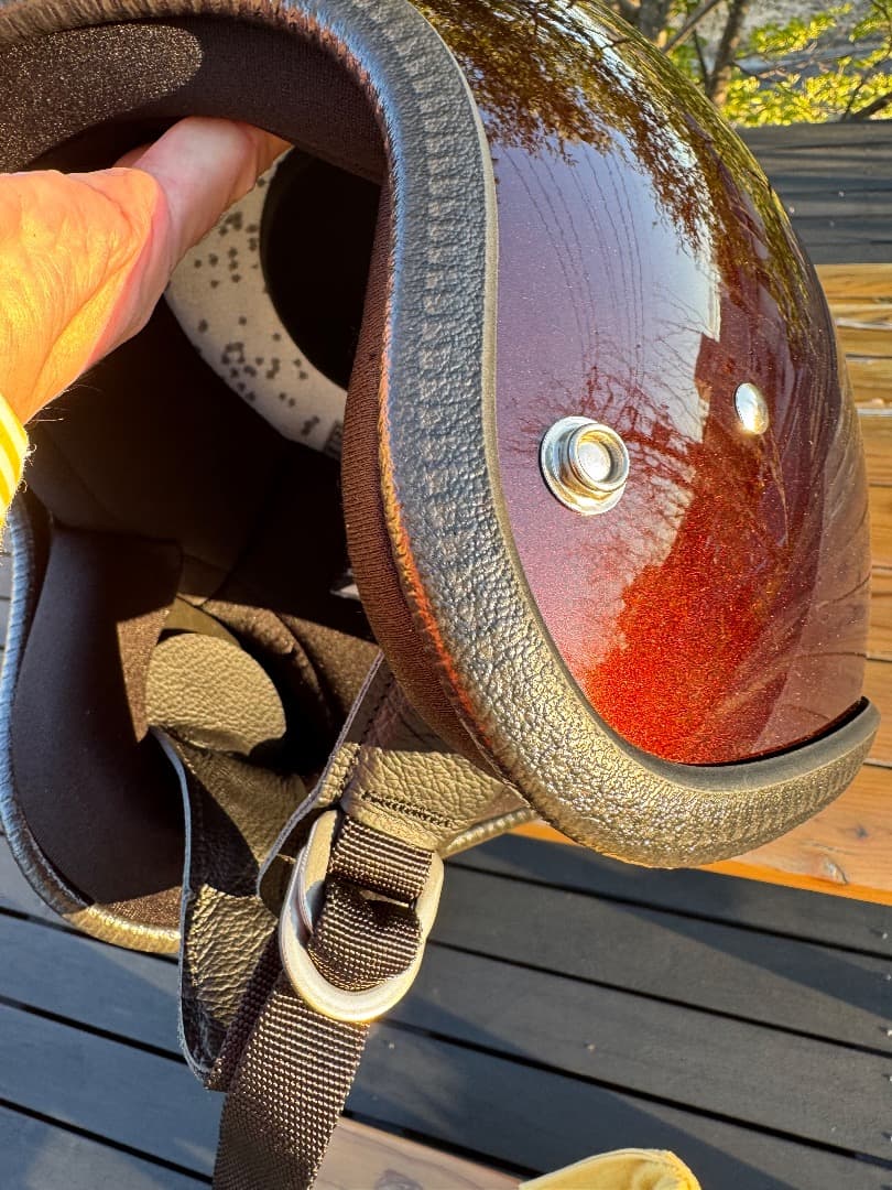 SHM ブラウン ジェットヘルメット LOT503 製造2024.6