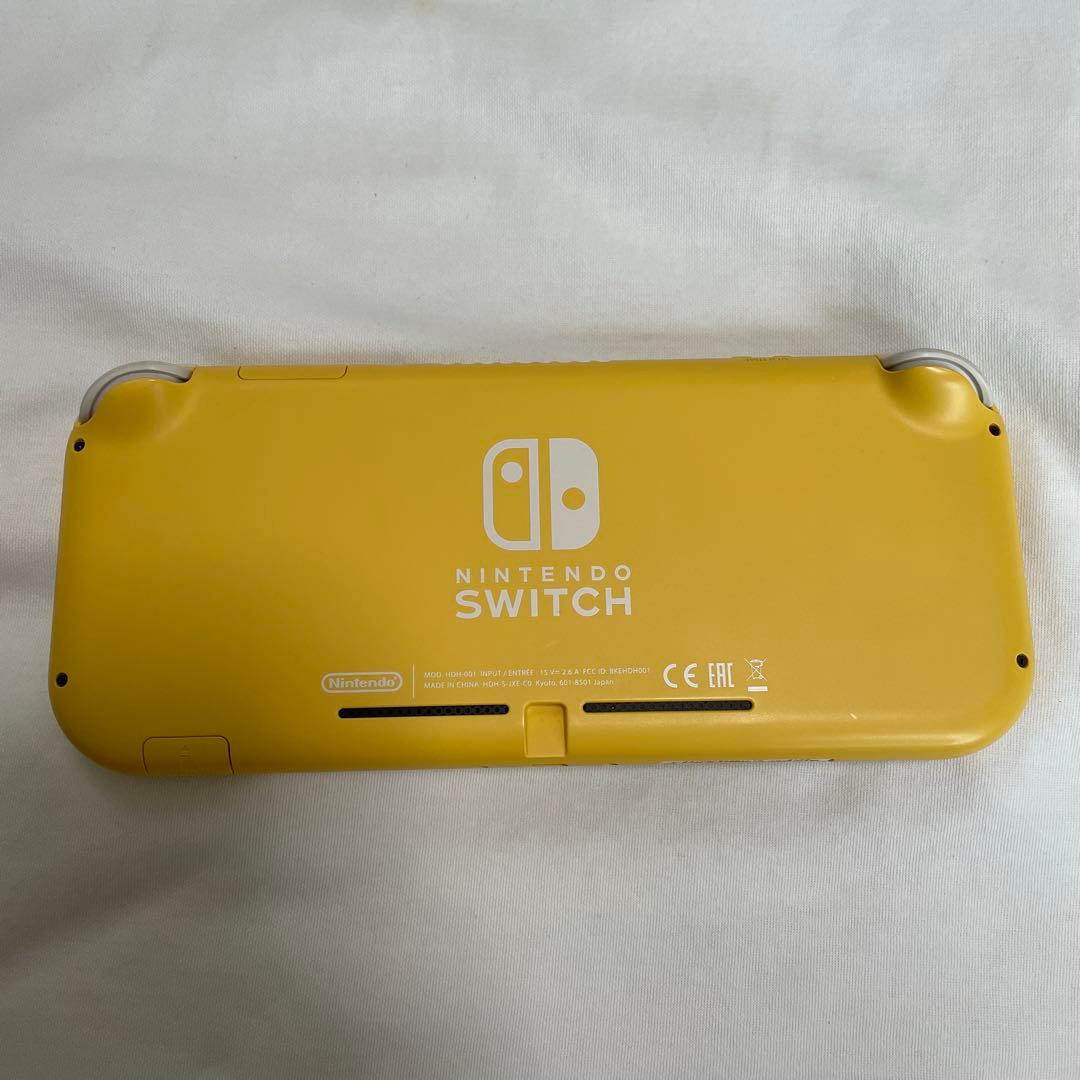 Nintendo Switch Lite イエロー　SDカード、充電付き　箱無し