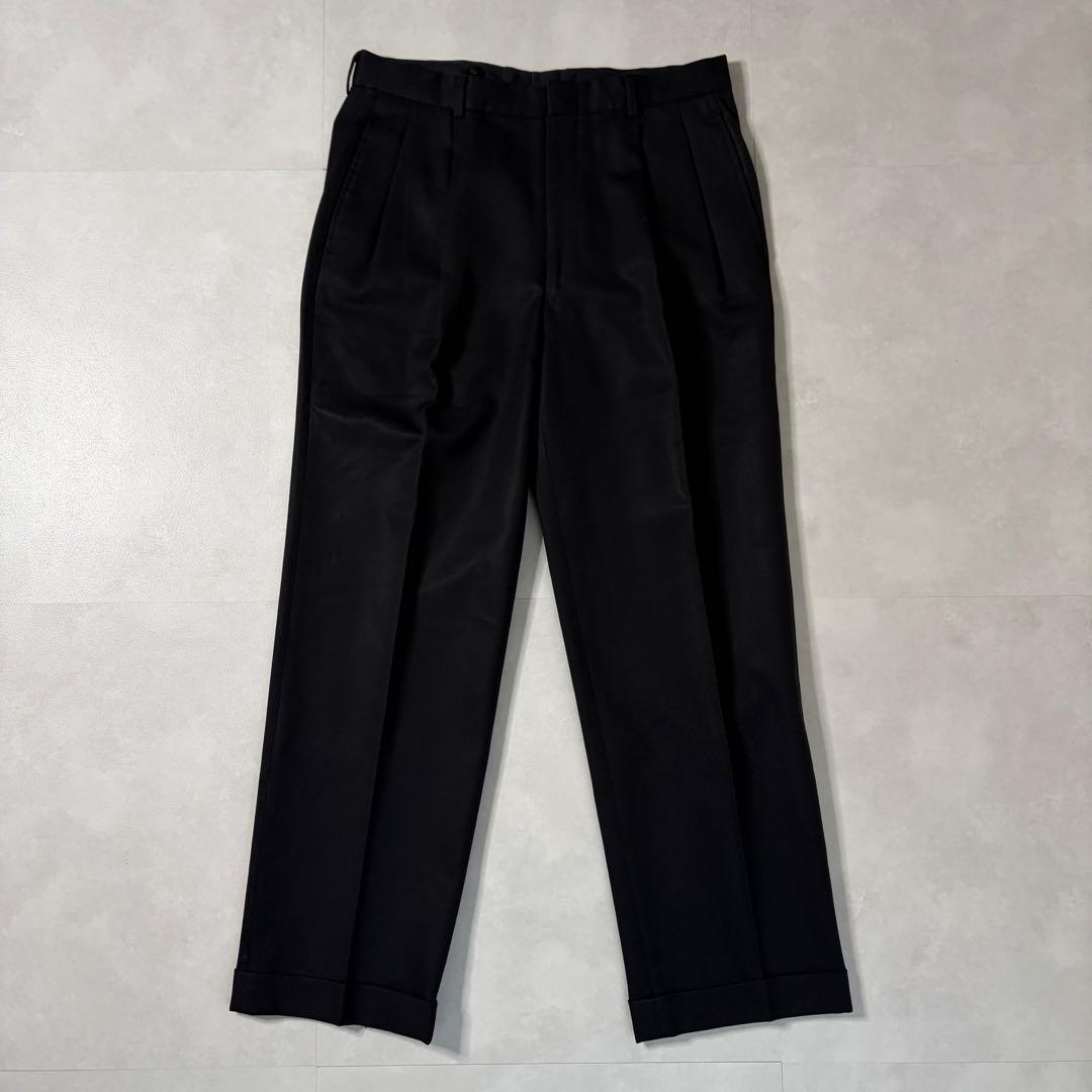 【希少・美品】ブルックスブラザーズ スーツ 国産 Woolmark ブラック L