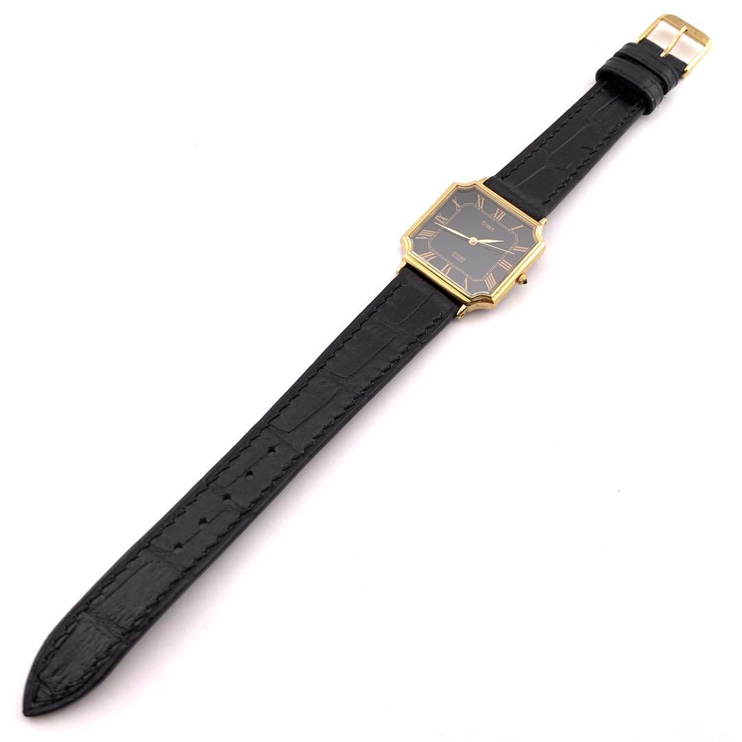 7-4149 Citizen Duke 2730 腕時計 ブラック/ゴールド