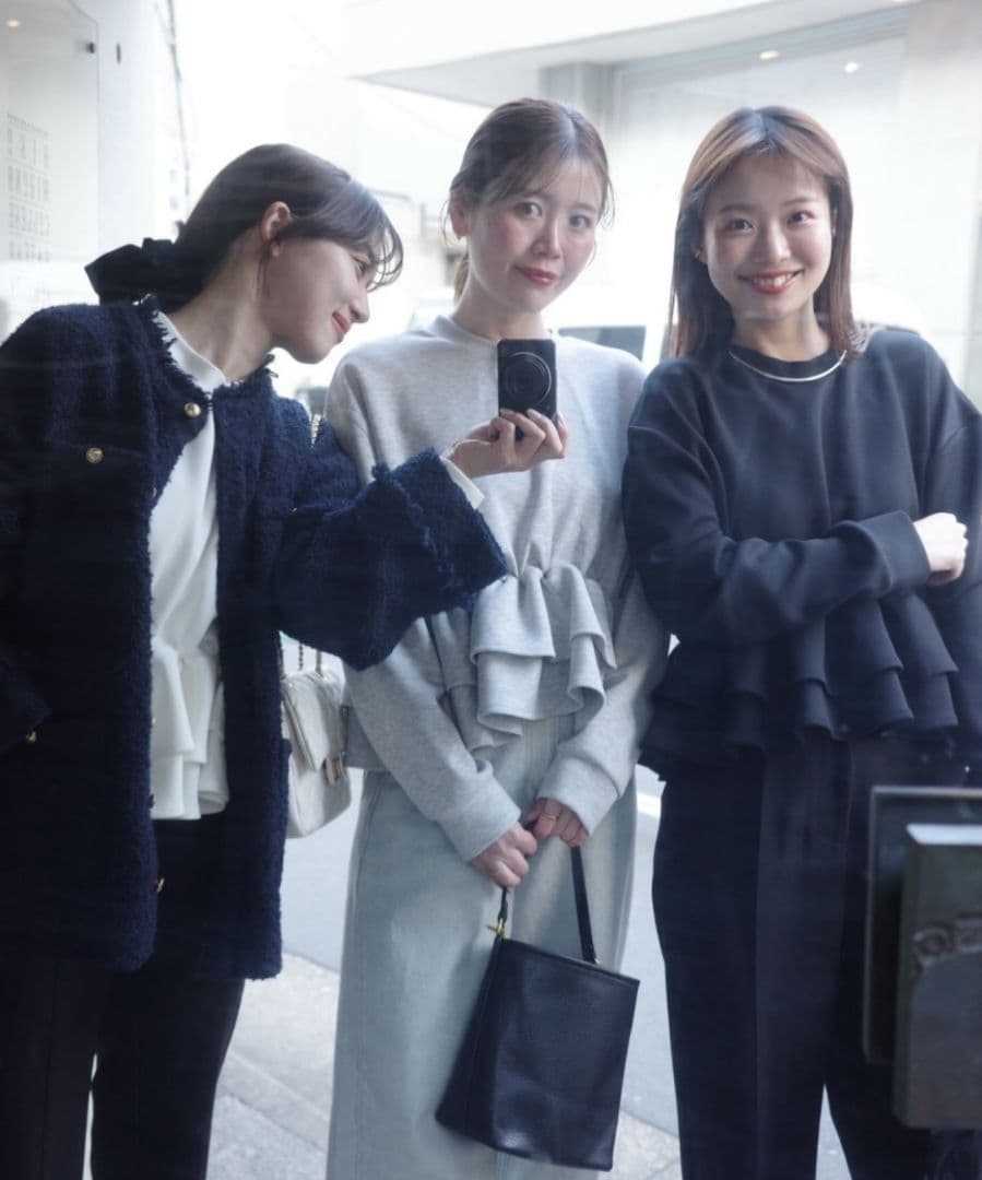 BASEMENT online ゴールドボタンツイードジャケット HARUKA