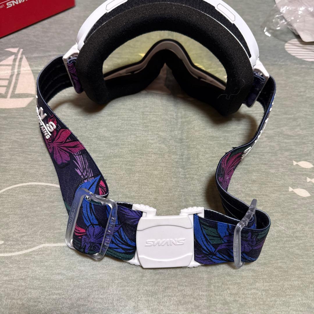 SWANS RIDGELINE 調光 ゴーグル グロスホワイト