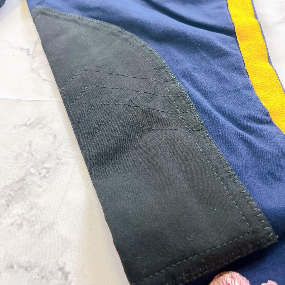 極美品✨GUCCI 現行タグ 刺繍 フラワー ボタニカル パンツ ネイビー紺色