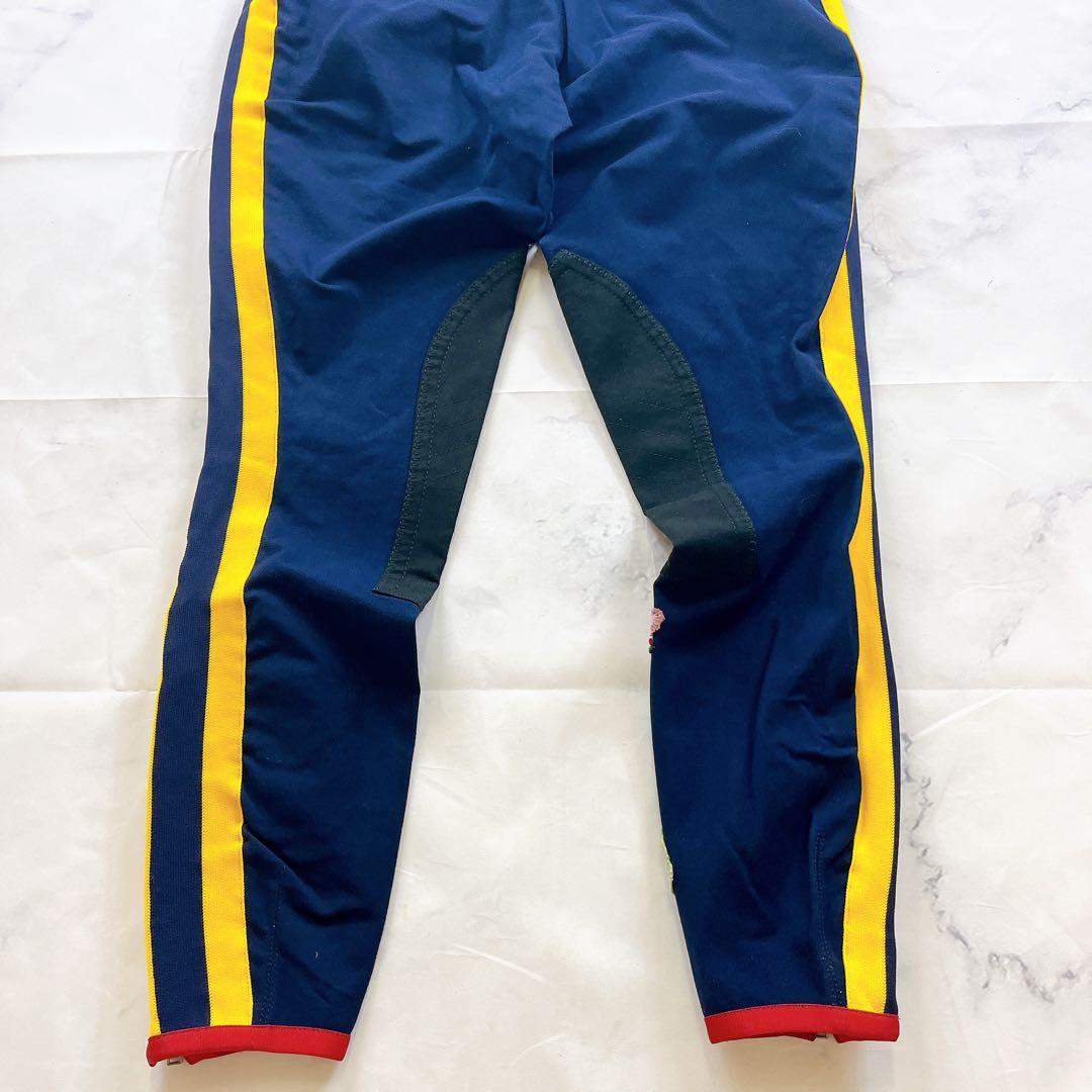 極美品✨GUCCI 現行タグ 刺繍 フラワー ボタニカル パンツ ネイビー紺色