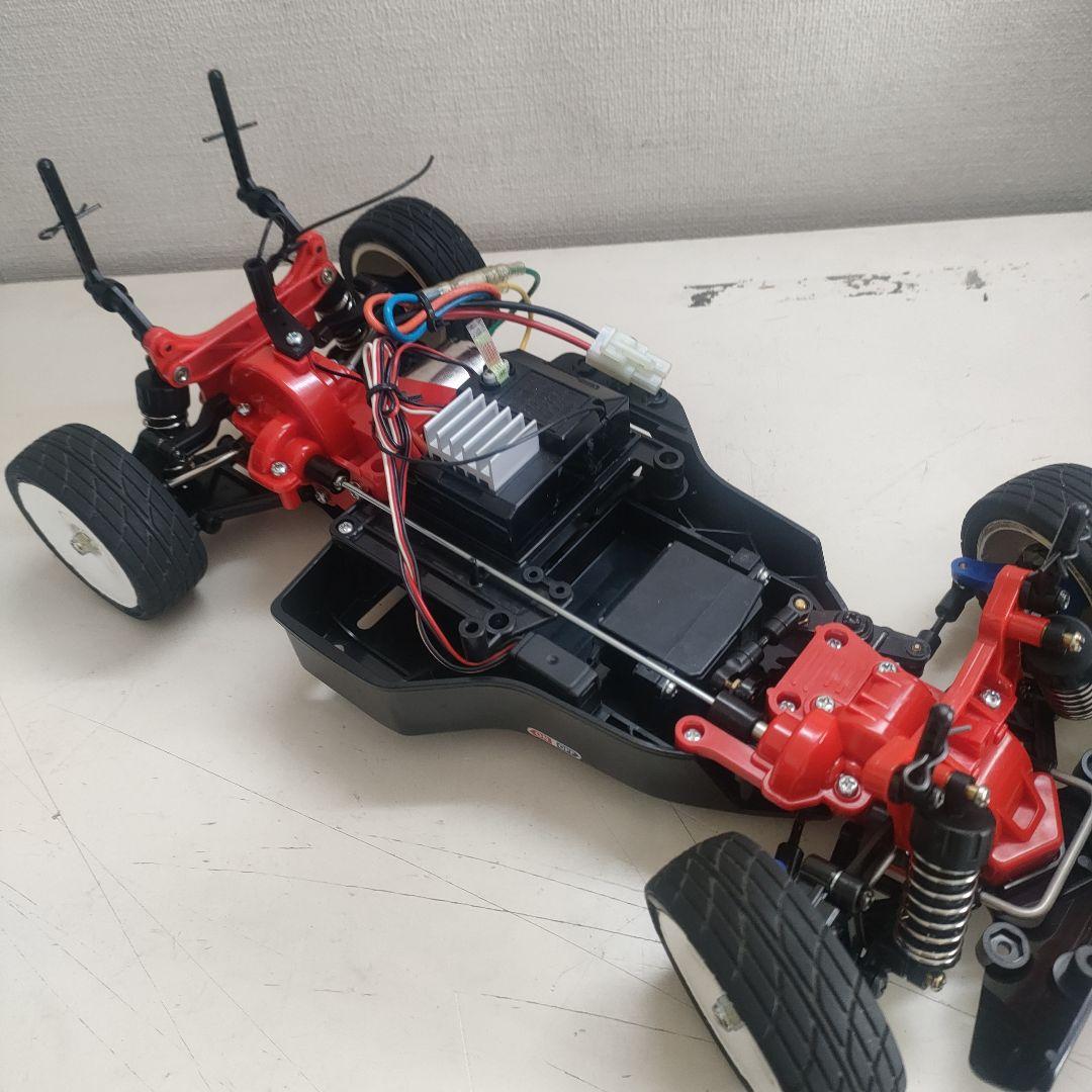【当時物、レア】タミヤTA02シャーシ、プロポ、メカ付き、ランチアボディ付き
