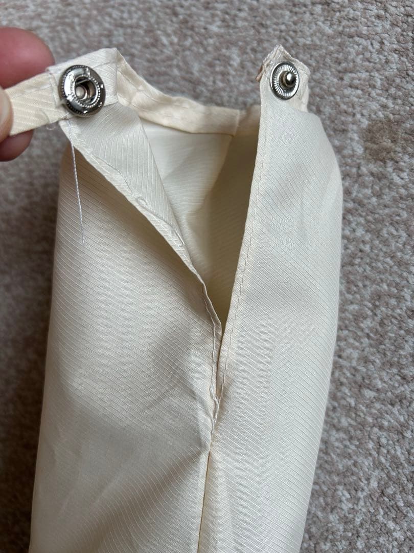 美品！CHANEL 折りたたみ傘 カメリア　ホワイト