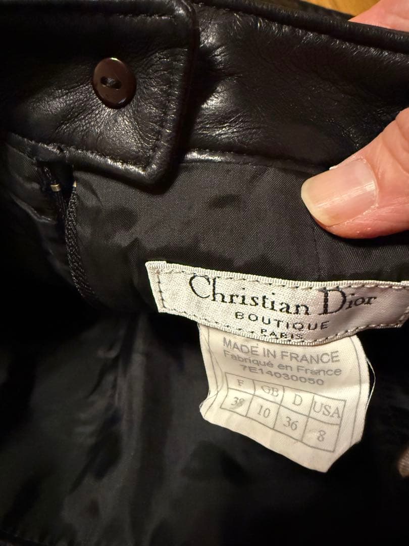 セールChristian Dior ブラックタイトスカート 36