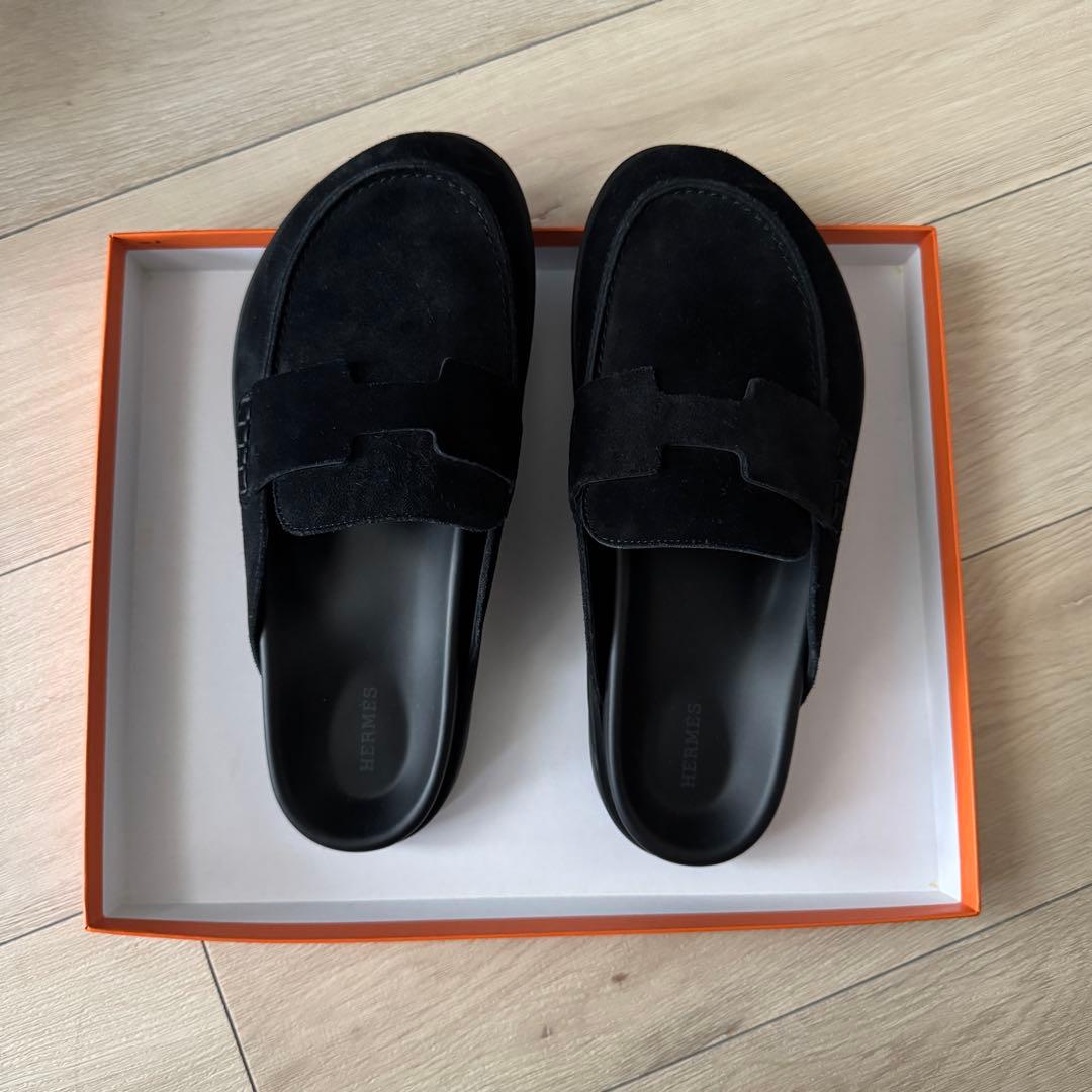 hermes エルメス　ミュール　ゴー　ヴェール・ドー 42