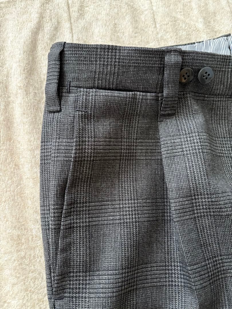 サルトリア　ソリート　スーツ　ミディアムグレー　グレンチェック　４４　シャロン
