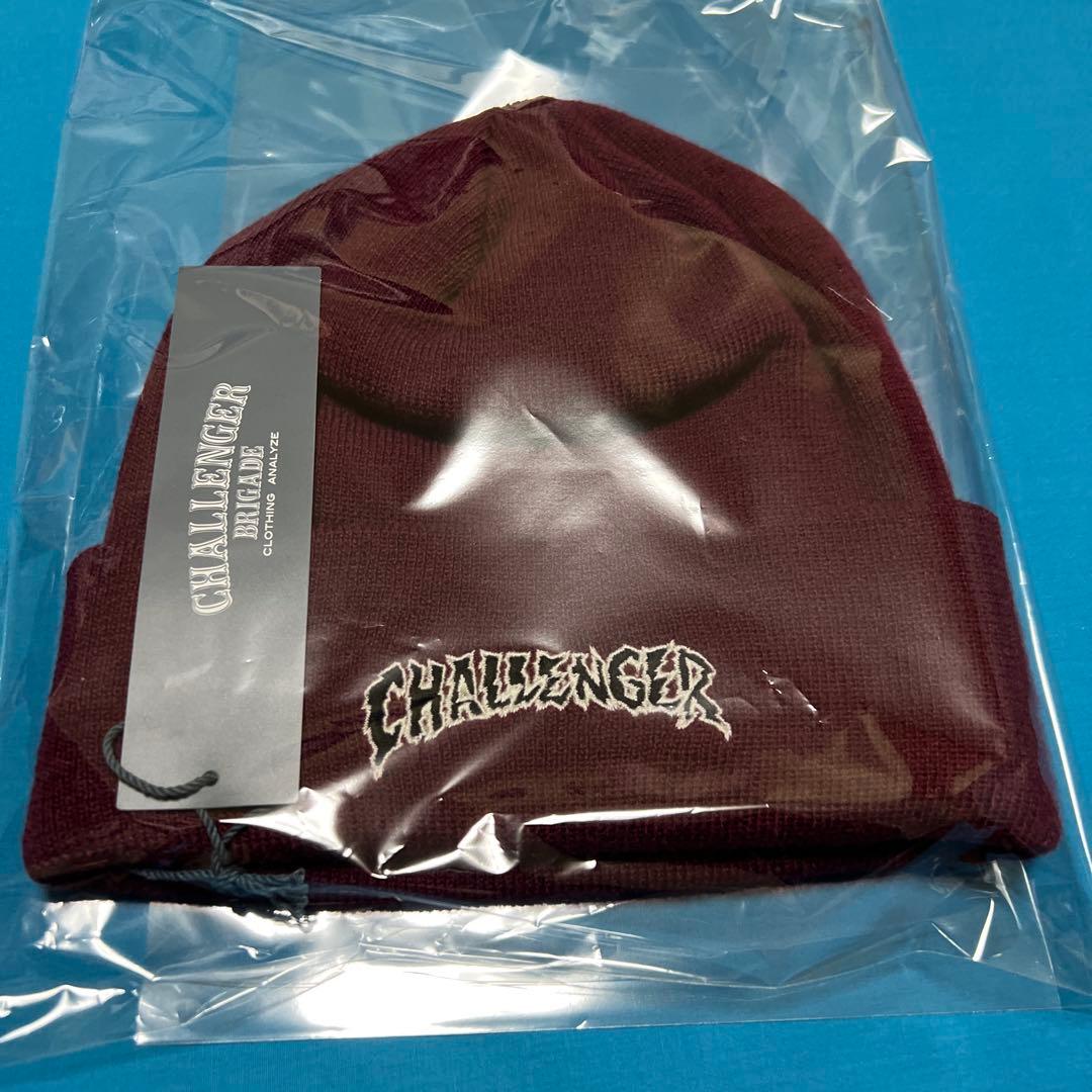 CHALLENGER CRASH LOGO KNIT CAP 長瀬