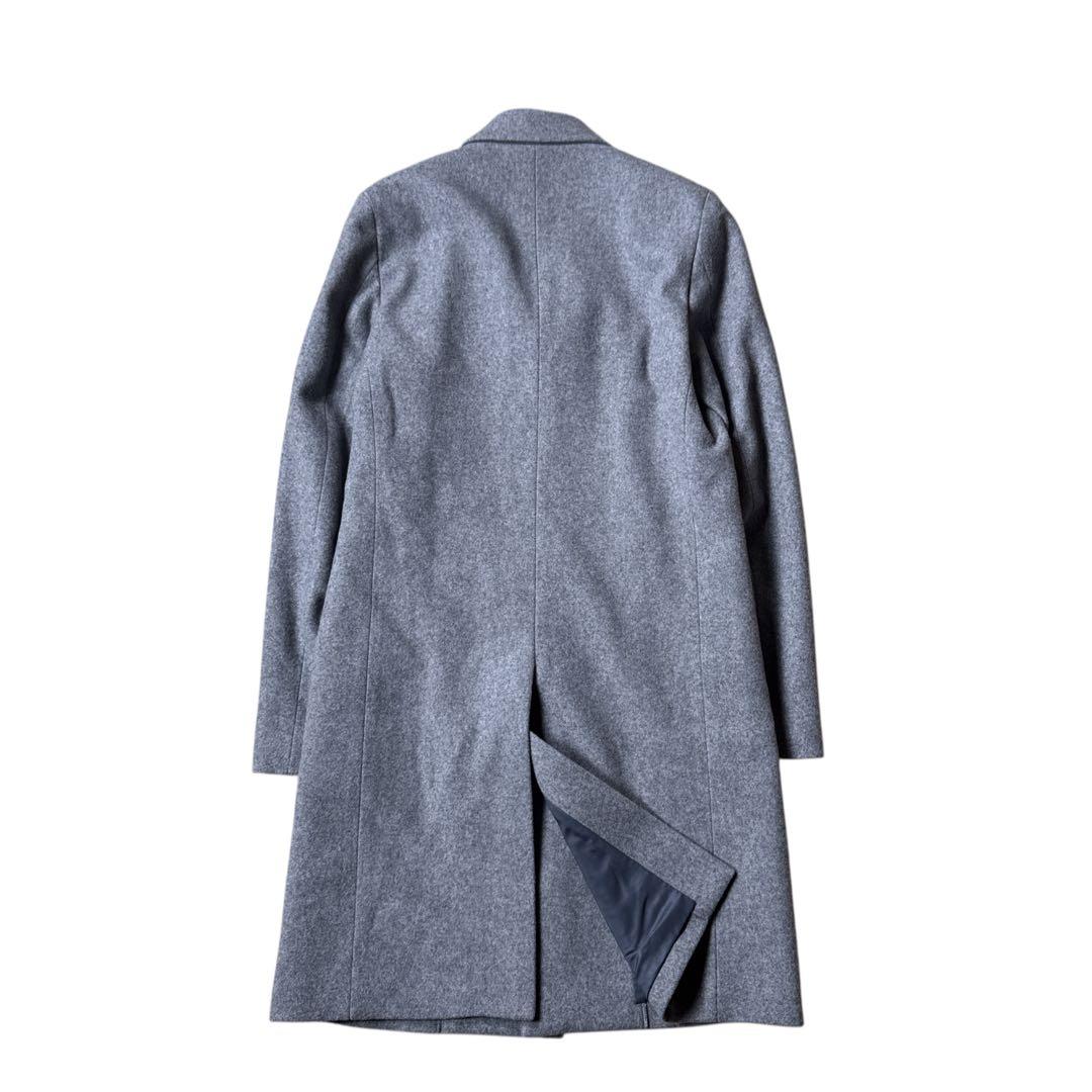 【新品タグ付】定価約8万 セオリー 日本製 ラムメルトン チェスターコート 灰
