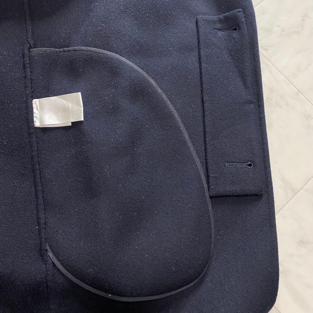 美品✨GALERIE VIE ライトメルトン チェスターコート　カシミヤ混　紺